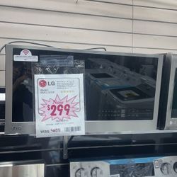 Microwave-LG Brand New Over Range Microwave With 1 Year Warranty 