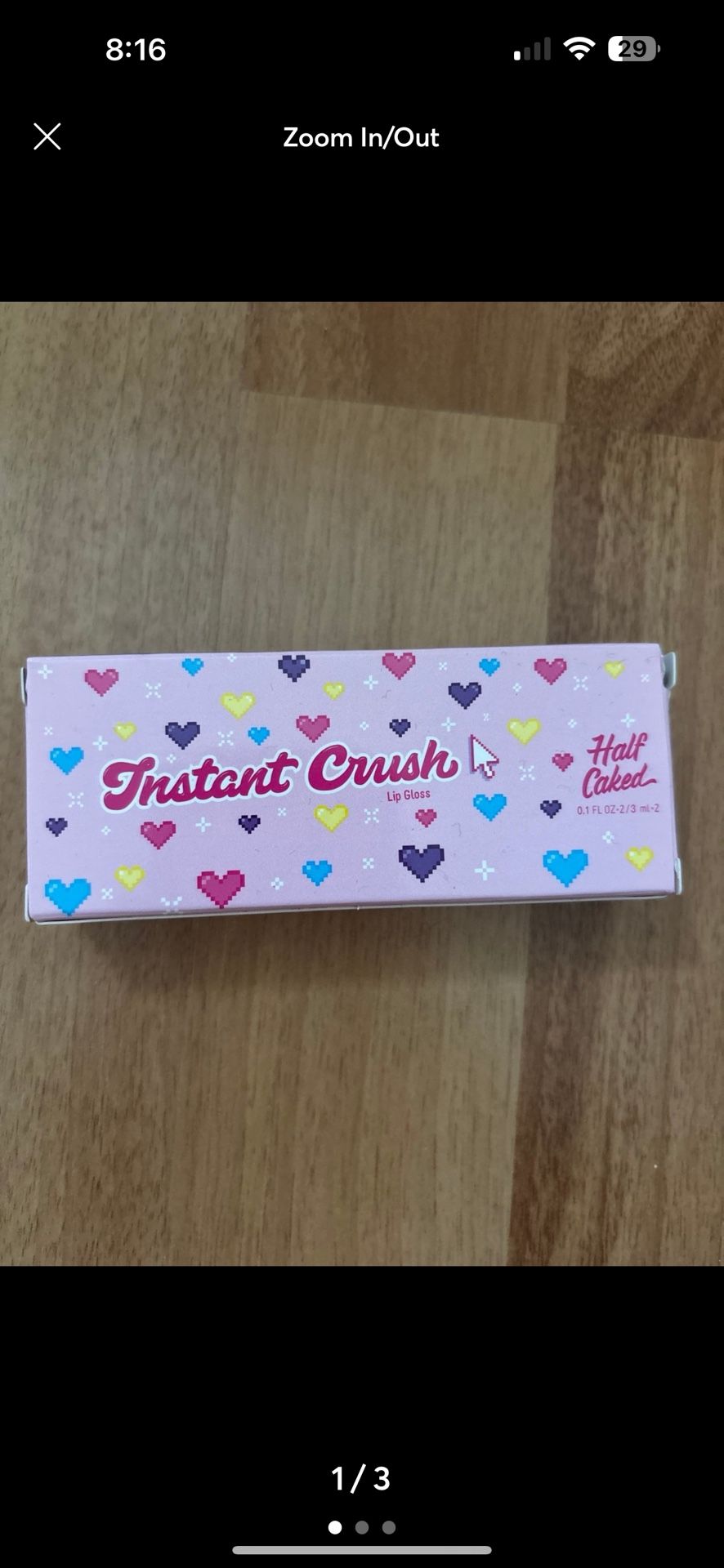 Half Caked Instant Crush Lip Gloss