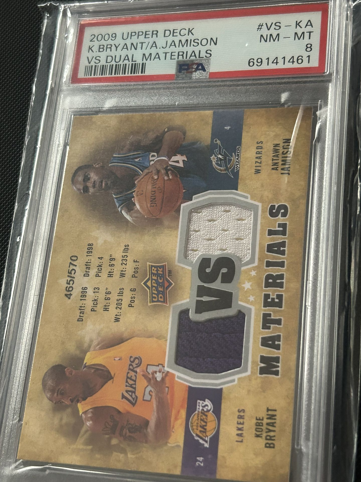Kobe Bryant Game Used PSA