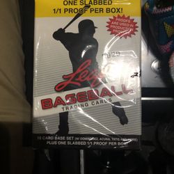 Leaf Baseball Trading Cards Sealed Box Proof