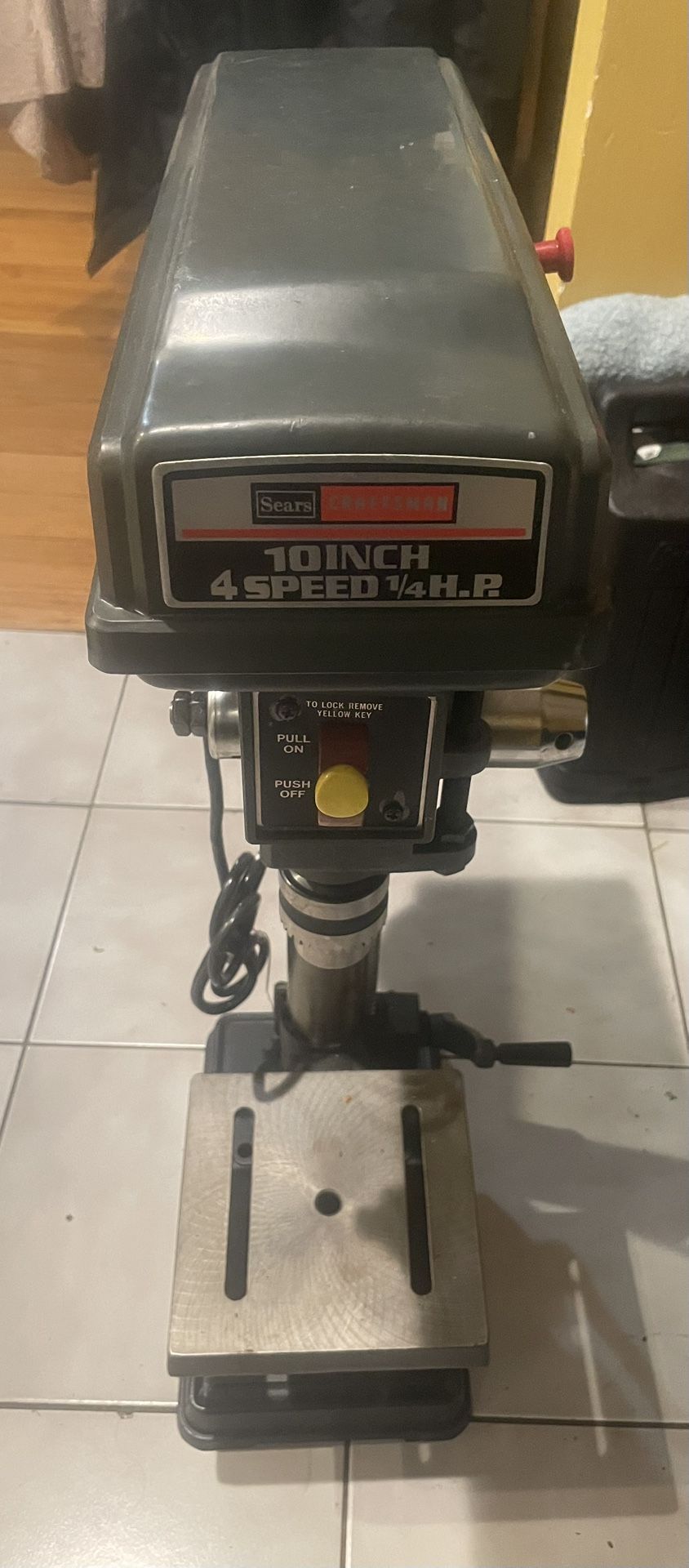 Craftsman 10 Inch 4 Speed 1/4 H.P. Drill Press