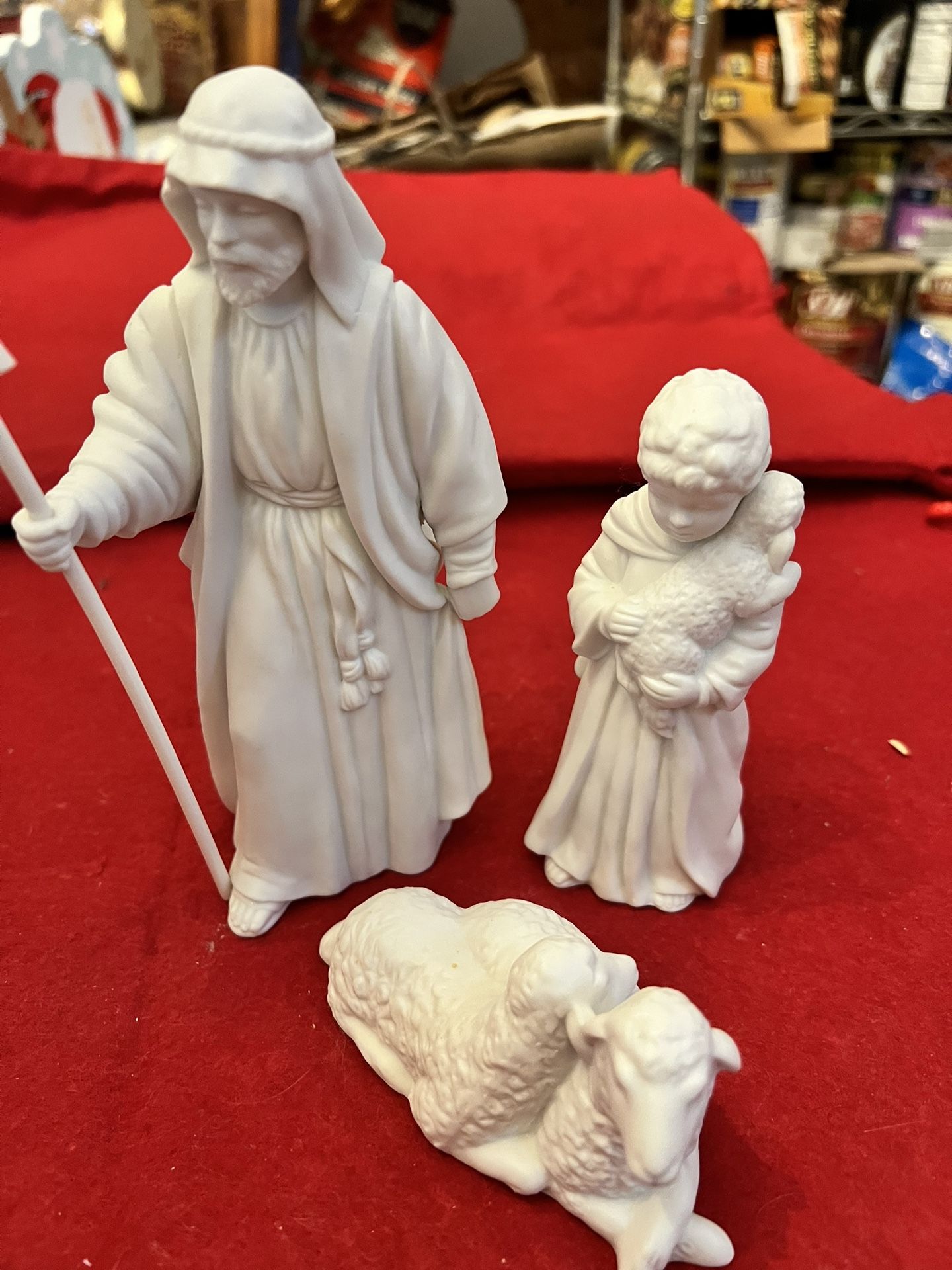 Avon Christmas Nativity Shepard Set