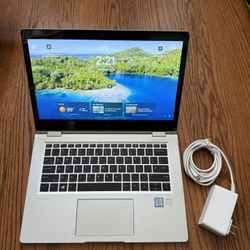 HP Laptop Elitebook 13.3”/Intel I7/8GB RAM/256GB SSD/Touchscreen/Face ID/Fingerprint/Fully Functional/Good Battery/Grade A/Charger/Windows 11 Pro