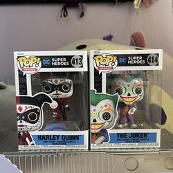 Harley Quinn And The Joker (día De Los Muertos)