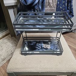 Mirrored Vanity Shelf
