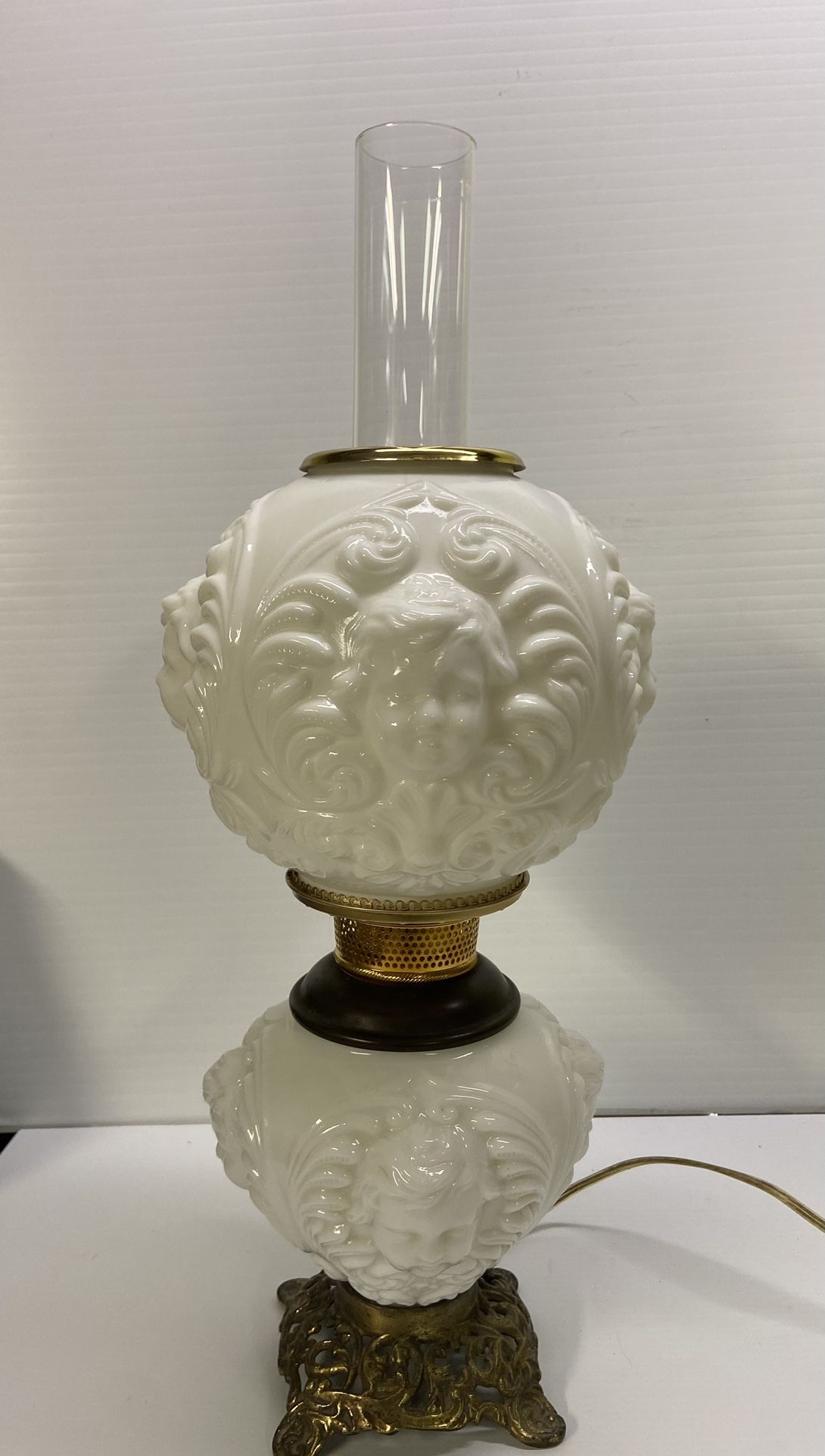 Vintage GWTW Parlor Lamp Cherub