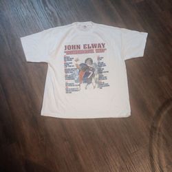 90s Vintage John Elway Denver Broncos Tee