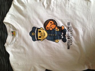 Baby milo bape t shirt new size M