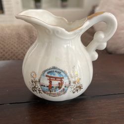 Vintage Japanese Village Miniature Pitcher