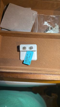 Sterling Silver Moissanite Earrings