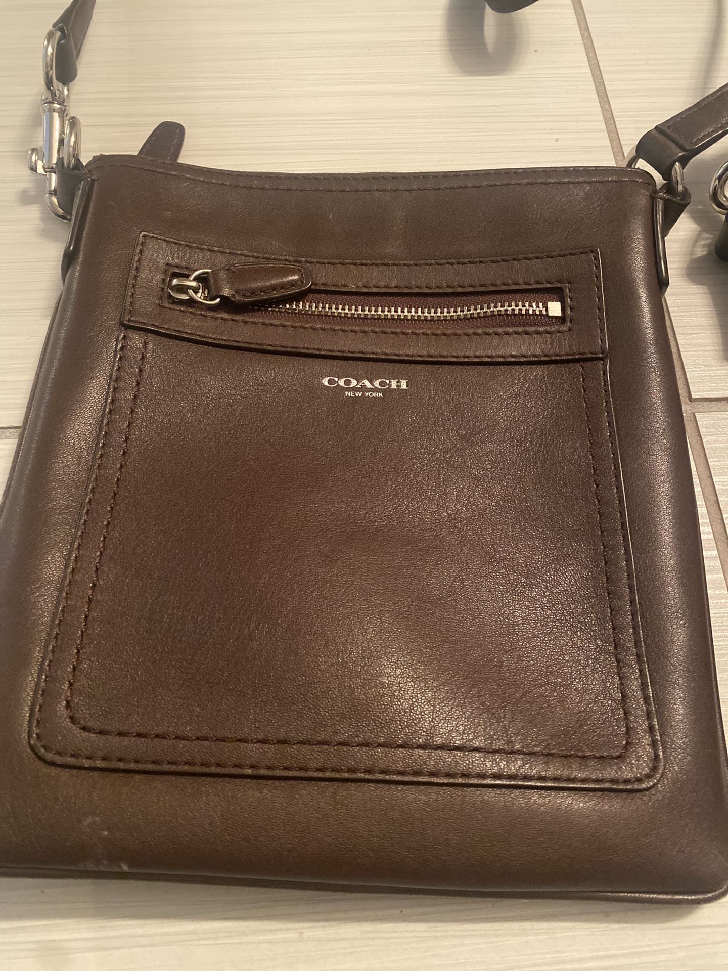 Brown Coach Cross Body Purse