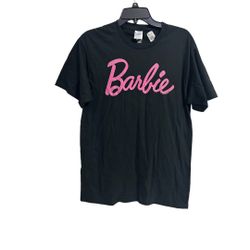 Barbie Women Black T-shirt Size Medium