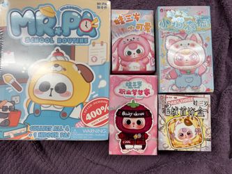 Baby Three and Mr. Pa Blind Boxes