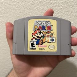 Paper Mario N64 Video Game 