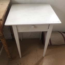 Vintage  Mid Century Wooden Table with Drawer And Secret  Stash Compartment