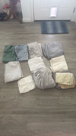 Mixed Lot of Bed Sheets and Linens - 8 Pairs and 8 Random Pieces
