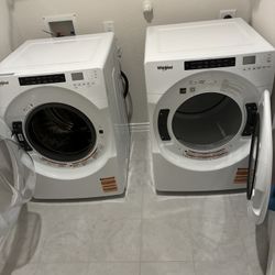 Whirlpool Front Load Washer & Dryer With Bases