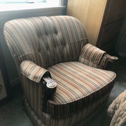 Swivel Upholstered Rocker