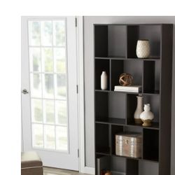 Bookcase,  Bookshelves, Espresso 12 Cubes , 
