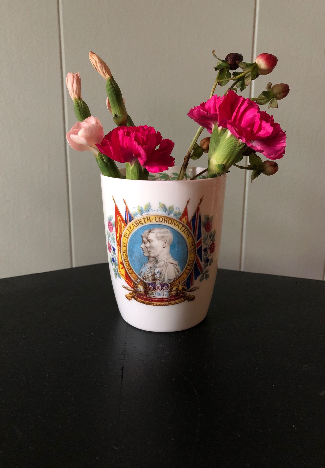 Royal Dalton Coronation Cup Vase George VI