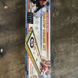 Tabletop Curling And Shuffleboard Game. 