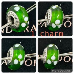 1 Pandora Murano glass Charm 