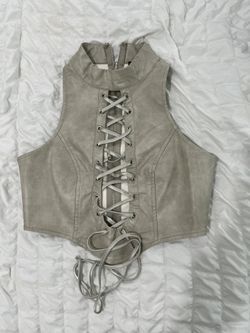 Fashion Nova Leather Top