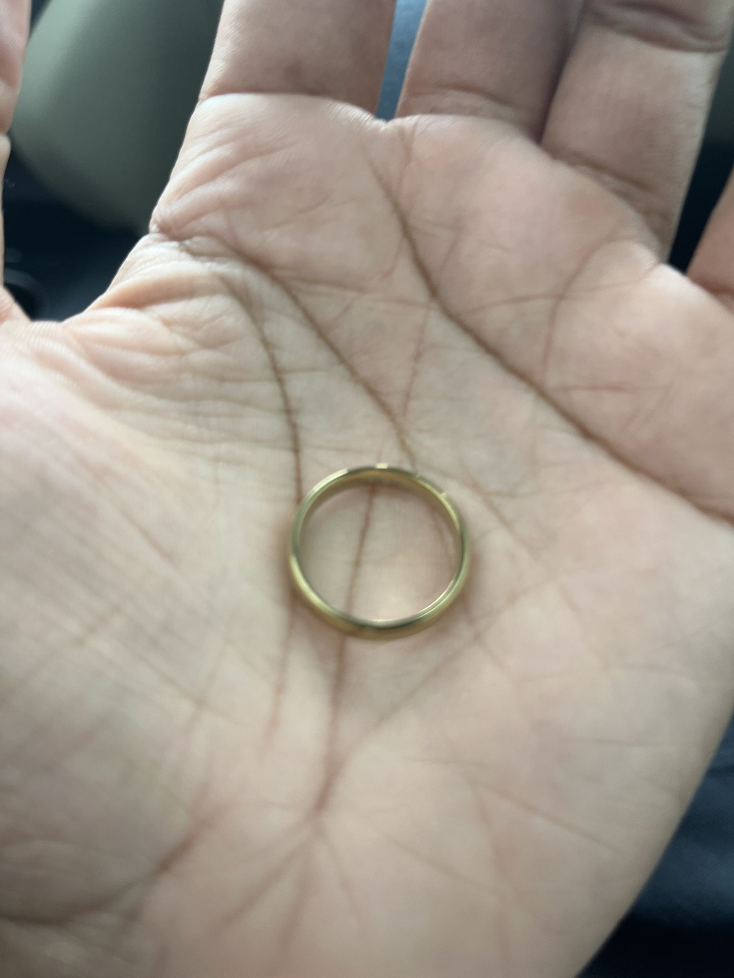 18k gold plated ring