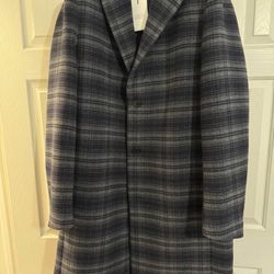 🧥 THEORY WOOL MELTON OVERCOAT – NEW WITH TAGS – XL 🧥