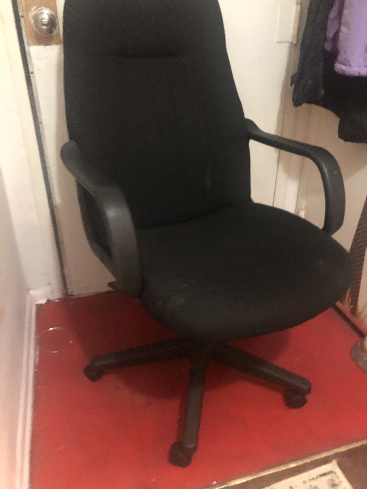 Large rolling office chair comfortable