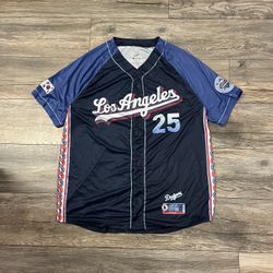 Dodgers Tommy Edman Korean Heritage Jersey XL