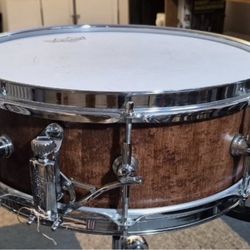 Thick Farlow Stave 13 Inch Snare Drum With Ludwig Throw Super Clean Sounds Great