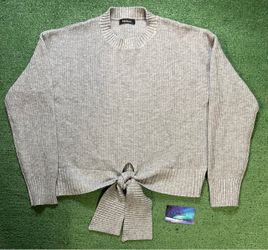 Grey fashion sweater