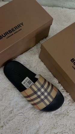Burberry slides