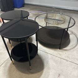 Coffee Table With Clear Glass Top