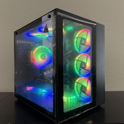 ULTRA FAST Custom Gaming PC Computer (i5-8600K, RX 5700, 16GB RAM, 500GB NVMe + 500GB HDD, WiFi)