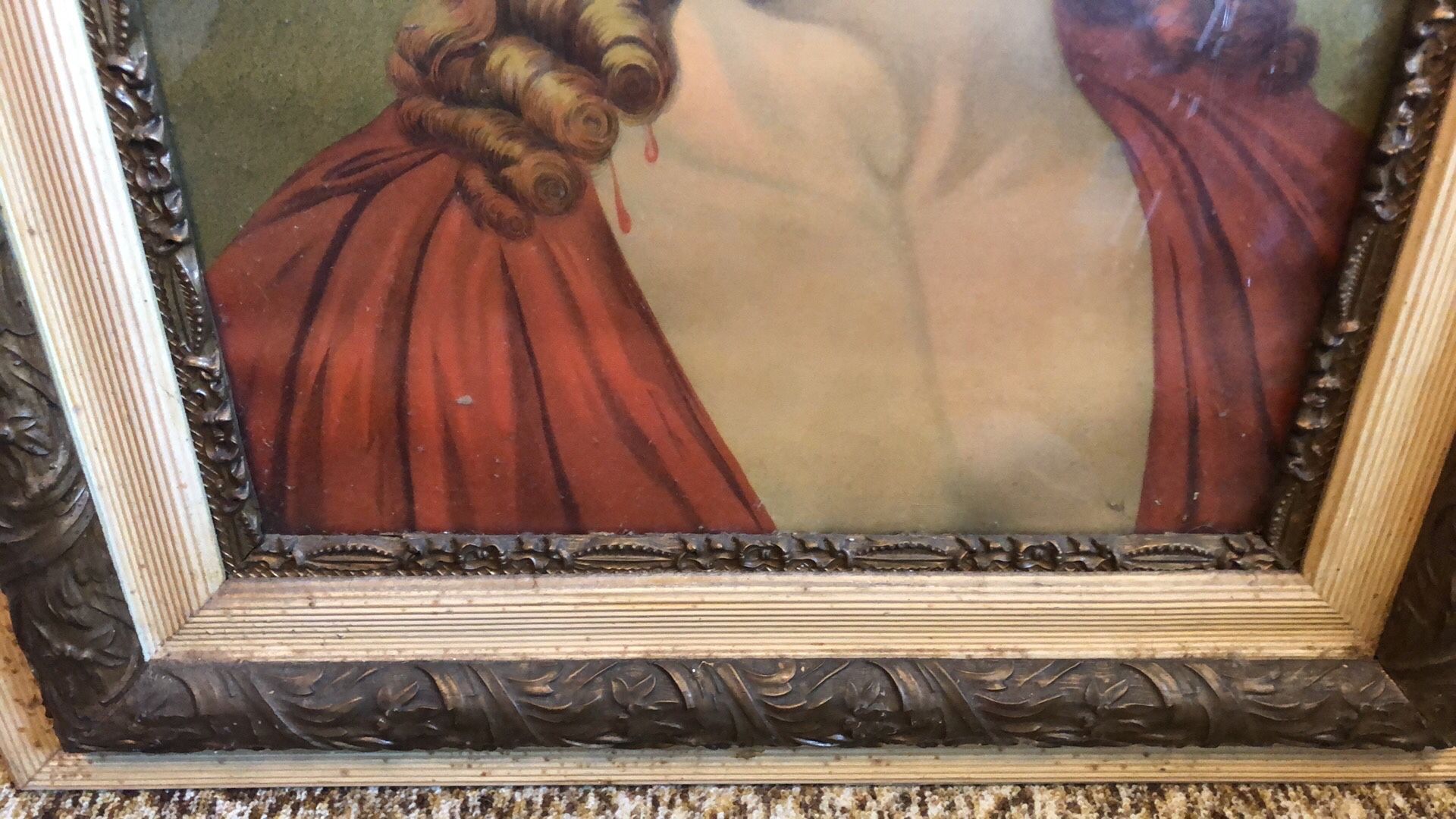 Vintage Wood Picture Frame