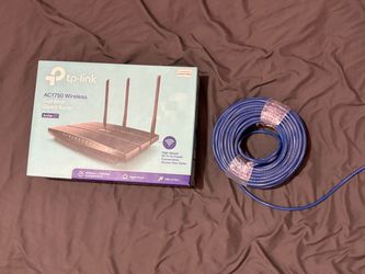 Dual Band Router with 100ft Ethernet Cable