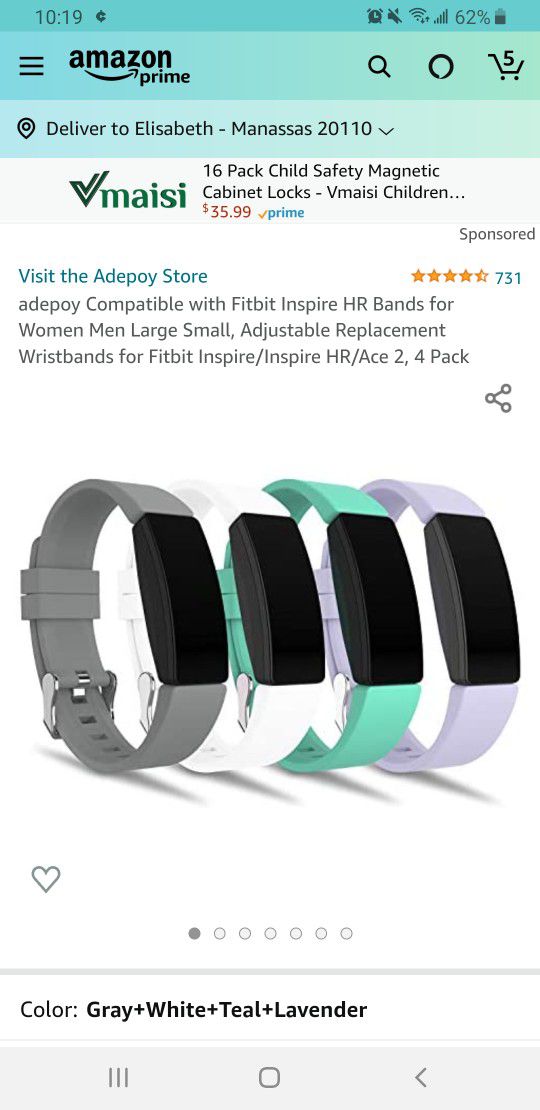 4 New Bands For Fitbit Inspire Hr