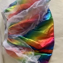 Rainbow Color Tutu Skirt Fits 9 To 11 Years Old