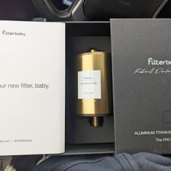 Filterbaby Pro Titanium Aluminum Shower Fliter New