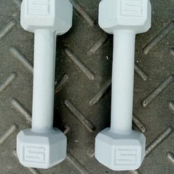 Pair Of 5lbs. Dumbbell 
