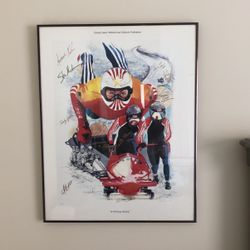 Lithograph  2002 US Bobsled/Skeleton Team 