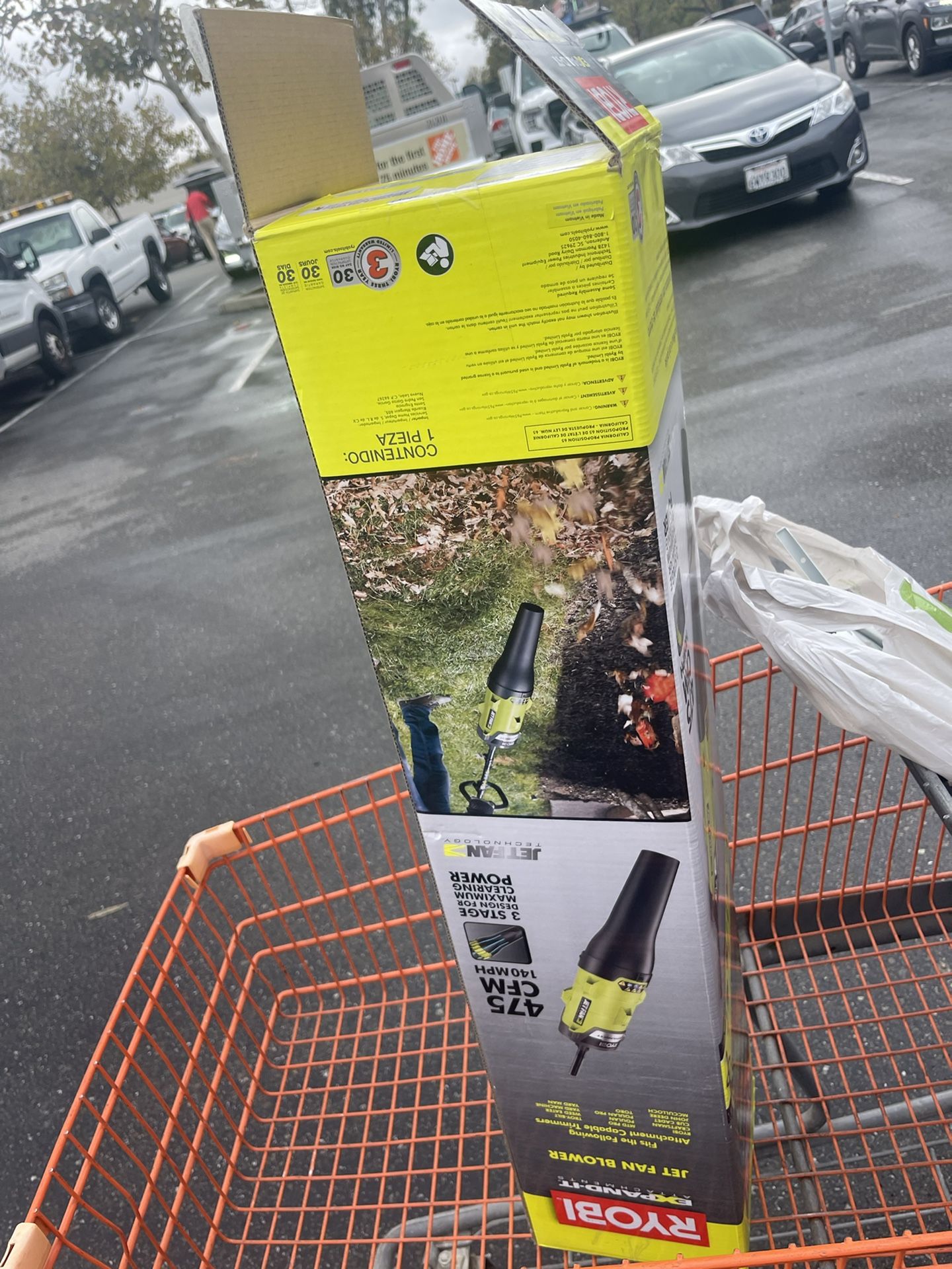 Leaf blower and it’s just a detachment