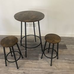 3 Piece Dining table Stool Set