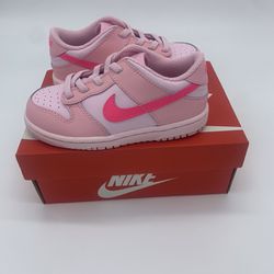 Nike Dunk Low Triple Pink Toddler(TD)