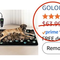 New! XL Dog Heating Pad 47x30 | Smart Thermostat | Waterproof 