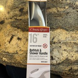 NIB 16” Suction Cup Mount Bathtub Handle