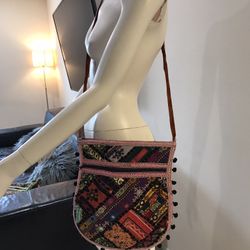 Handmade Embroidered Crossbody Handbag/traditional /boho Style/new/No.8
