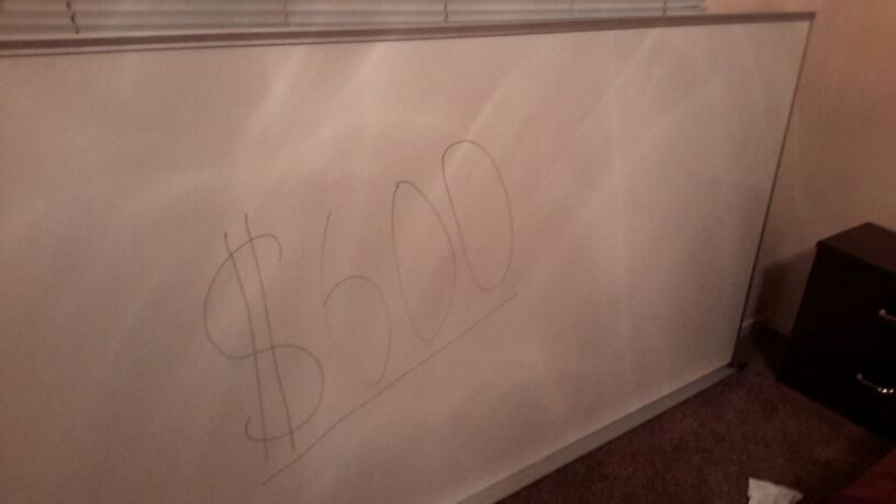 Dry erase board magnetic